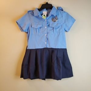 Police mini dress costume size 10